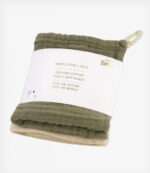 baby bello burp cloths dusty olive