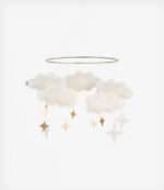 baby bello fantasy clouds pearl white