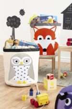 BNSNO 3Sprouts Storage Bin Snowy Owl Lifestyle 768x1152 1