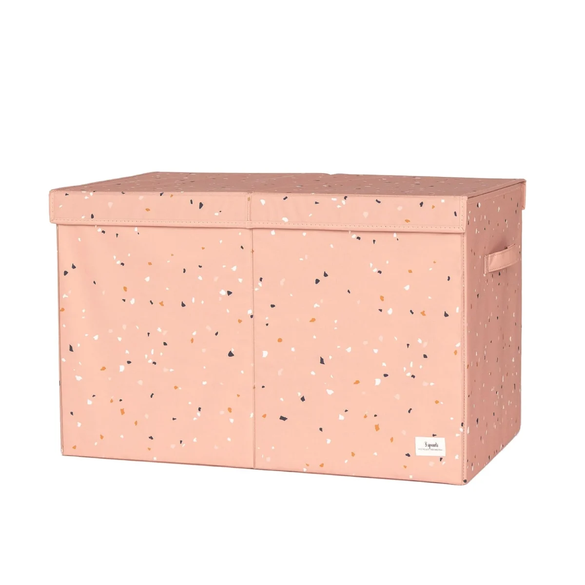 FCTCL 3Sprouts Folding Toy Chest Terrazzo Clay 1 1024x1024@2x