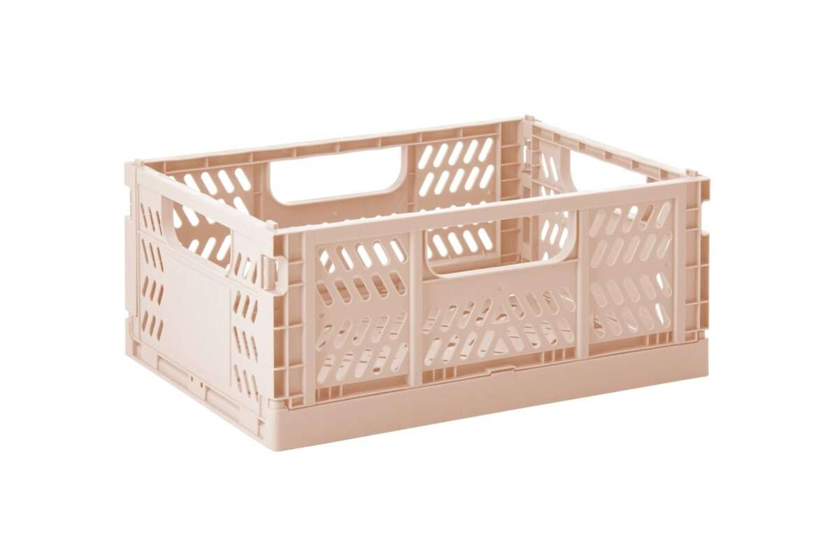 CMDCL 3Sprouts Modern Folding Crate Medium Clay 1 scaled