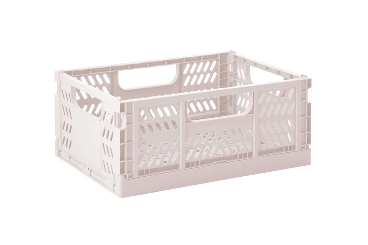 CMDPN 3Sprouts Modern Folding Crate Medium Pink 1 scaled